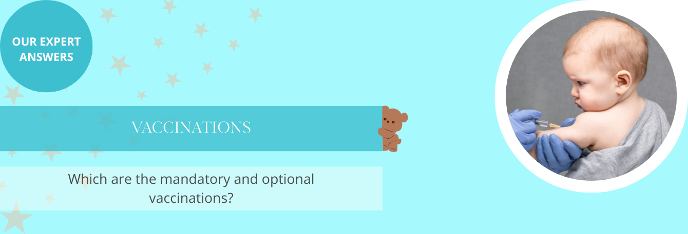 Mandatory and optional vaccinations for babies