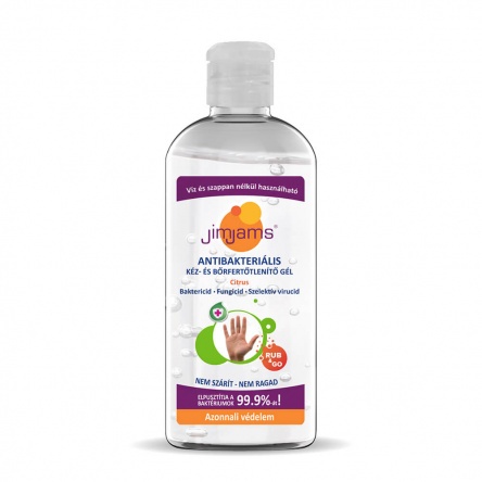 JimJams Antibacterial hand sanitizer gel 100ml