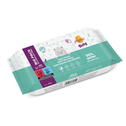 JimJams Baby Aqua touch baby wet wipes 100pcs