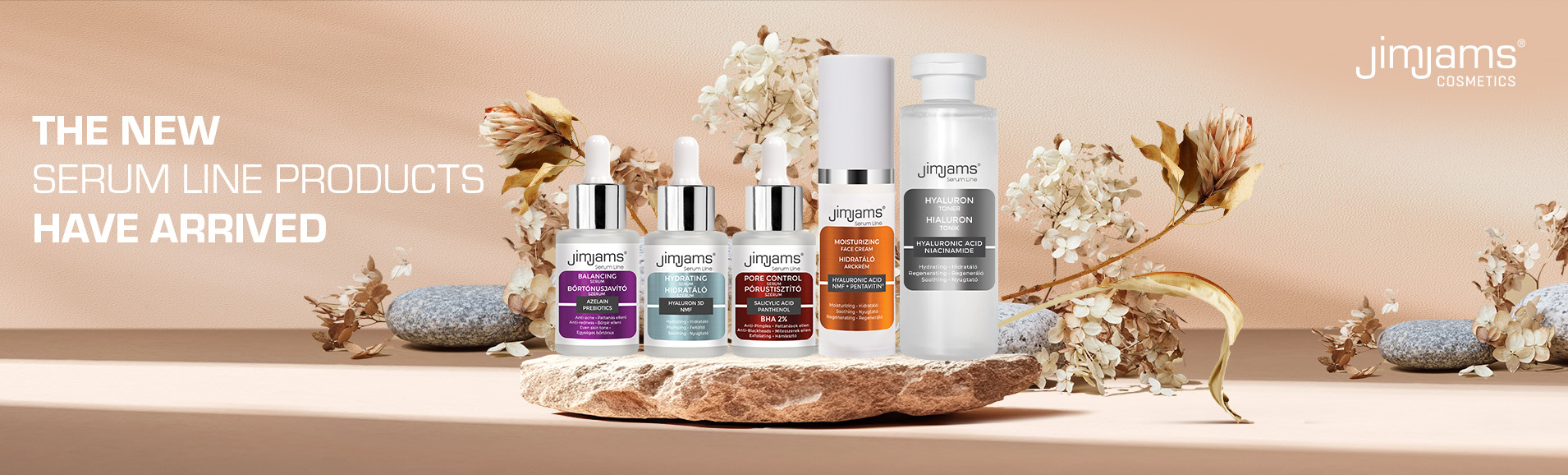 JimJams Cosmetics serum line